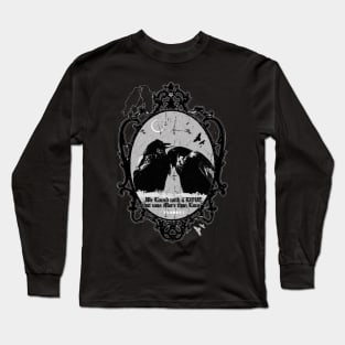 We Loved with a love - Be My Valentine, Love, Dark Romance, Ravens in love Long Sleeve T-Shirt